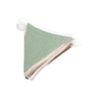 Pennant Banner Flags - Triangle Cotton Fabric Bunting | Decorative Hanging Banner for Party, Nursery, Living Room, Playroom, Bedroom