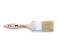 PENNELLIFICIO 2000 | Brosse à Peinture, avec poignée en Bois Peint, Pinceau Universel, pour Vernis et Vernis, Murs, Bois, Fer, Largeur de Virole 50 mm - Fabriqué en Italie