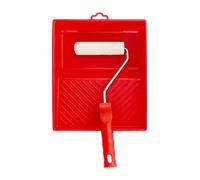 PENNELLIFICIO 2000 | Kit Rouleau et bac à Peinture, Ensemble de Peinture, Rouleau à émail, résistant aux solvants, Dimensions 10 cm, diamètre 15 mm - Fabriqué en Italie