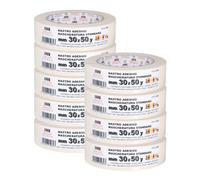 PENNELLIFICIO 2000 Lot de 9 rubans en papier pour masquage et peintres, élimination sans résidu, anti-taches, dimensions 30 mm x 45 m - Fabriqué en Italie