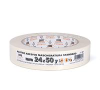 PENNELLIFICIO 2000 Ruban en papier pour masquage et peintre, retrait sans résidu, anti-taches, dimensions 24 mm x 45 m - Fabriqué en Italie