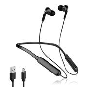 Pennle Écouteurs Bluetooth tour de cou pour le sport - Écouteurs filaires pour la course à pied IPX - Étanche - Écouteurs sans fil Bluetooth avec suppression du bruit pour le cyclisme, l'entraînement,