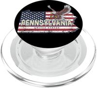 Pennsylvania État Carte États Unis USA Souvenir PopSockets PopGrip pour MagSafe