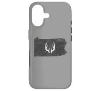 Pennsylvania PA Deer Hunting Shed Antlers Design Coque pour iPhone 17
