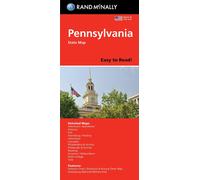 Pennsylvanie, carte facile à lire | Rand McNally