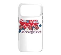 Pennsylvanie Floral Chevron Plaid Regional Heritage Art Coque pour iPhone 17 Pro Max