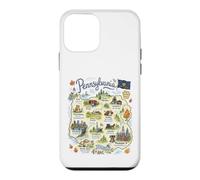Pennsylvanie, Pennsylvanie, États-Unis, Cartes, icônes Coque pour iPhone 12 Mini
