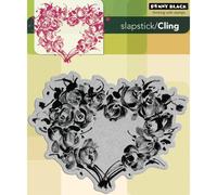 Penny Black 40-095 Tampon en caoutchouc adh sif en forme de c ur et de rose