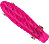 Penny Board MASTER en plastique 22" avec roues lumineuses, rose