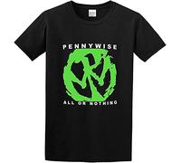Pennywise Punk Rock O Neck Men T Shirt Black 3XL
