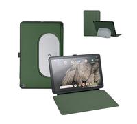 Penoval Google Pixel Tablet Case 11 inch (2023), Silicone Cover Case, Adjustable Viewing Angle, Easy Carry-on, Protective Cover Compatible with Charging Speaker Dock (Green)