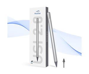 Penoval USI 2.0 Stylo, 4096 Niveaux de Pression, magnétique, Compatible avec Google Pixel Tablet, Fire Max 11, Lenovo Chromebook Duet, HP Chromebook X360, Pointes de Rechange incluses