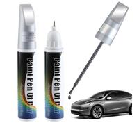 Penriter 2pcs LY7G Gris Cristal Stylo Retouche Peinture Voiture pour Volkswagen/VW, 2-In-1 Peinture Voiture Carrosserie, Stylo Anti Rayure Voiture, Stylo Réparation des Rayures Auto De Peinture
