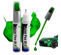 Penriter 2pcs Stylo Retouche Peinture Voiture Vert Clair 24ML, 2-In-1 Peinture Voiture Carrosserie, Stylo Anti Rayure Voiture, Stylo Réparation des Rayures Auto De Peinture,Stylo Efface Rayure Voiture