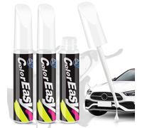 Penriter 3 Pièces Stylo Retouche Peinture Carrosserie Blanc 36ml, Stylo Anti Rayure Voiture, Stylo Réparation des Rayures Auto De Peinture, Stylo Peinture Voiture, Stylo Efface Rayure Voiture