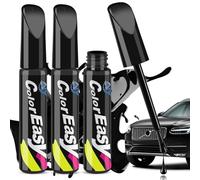Penriter 3 Pièces Stylo Retouche Peinture Carrosserie Noir 36ml, Stylo Anti Rayure Voiture, Stylos Réparation des Rayures Auto De Peinture, Stylos Peintures Voitures, Styloes Efface Rayure Voitures
