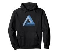 Penrose Tribar, illusion, optique, triangle impossible, math Sweat à Capuche