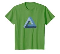 Penrose Tribar, illusion, optique, triangle impossible, math T-Shirt