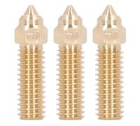 PenRux Buses D'imprimante 3D, 3 Buses D'extrudeuse en Laiton avec Filetage M6 Kit de Buses D'imprimante 3D pour K1, Anycubic Vyper, Kobra, Sovol Sv06 Plus, Sv07 (1,75/0,4 mm)