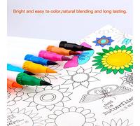 PENS, Marqueurs de Pointes Fins avec une Meilleure Performance de Couleur à Double Fin pour l'étude de Travail et l'art