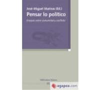 Pensar Lo Político: Ensayos Sobre Comunidad Y Conflicto - Marinas Herreras, José Miguel Marinas Herreras, José Miguel (Auteur)