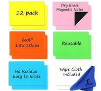 Pense-bête Magnétique Frigo 15x10 cm, Étiquette Magnétique Effaçable