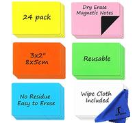 Pense-bête Magnétique Frigo 7.5x5 cm, Étiquette Magnétique Effaçable