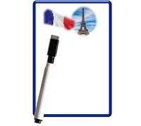 Pense Bête Magnétique Frigo Effaçable Photo Tour Eiffel 15x10 Cm Avec Marqueur Effaçable Magnétique - Tableau Frigo Magnétique Effaçable - Liste À Faire, Pense Bête