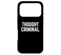 Pensée criminelle 1984 Thoughtcrime Dystopia Politics Slogan Coque pour iPhone 17 Pro