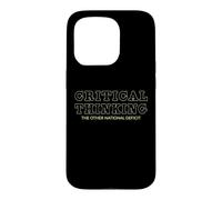 Pensée Critique l'autre Déficit National Coque pour iPhone 15 Pro