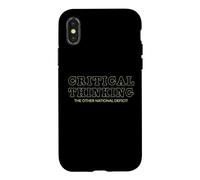 Pensée Critique l'autre Déficit National Coque pour iPhone X/XS