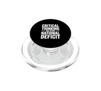 Pensée Critique l'autre déficit National PopSockets PopGrip pour MagSafe