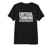 Pensée Critique l'autre déficit National T-Shirt Haut de Gamme