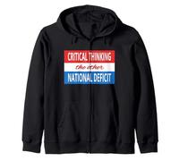 Pensée Critique Sarcastique Autre déficit National américain Sweat à Capuche