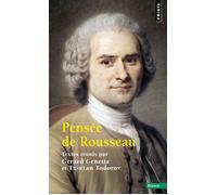Pensée de Rousseau - - Gérard Genette - Points - Livre