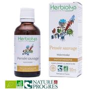 Pensée Sauvage Bio - Peau Teinture-Mère Viola Tricolor 50 Ml - Herbiolys