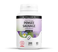 Pensée sauvage Biologique | 660 mg/jour | Viola tricolor | Certifié Ecocert | 200 Gélules