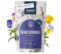 Pensée Sauvage Tisane Monte Nativo (250g) - Viola Tricolor séchée - Tisane fleur de prairie - Aromatique, pure et naturelle en feuilles sans additifs - Infusion rafraîchissante et saine