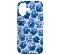 Pensées aquarelles Bleues - Pensées Fleurs Bleues Coque pour iPhone 17
