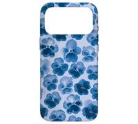 Pensées aquarelles Bleues - Pensées Fleurs Bleues Coque pour iPhone 17 Pro Max