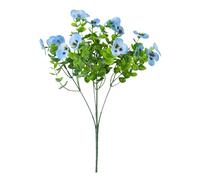 Pensées artificielles pour l'extérieur | artificielles réalistes UV, Fleurs artificielles en Plein air | Décoration de la Maison Arrangement Floral