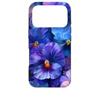 Pensées de pensées Bleues et Violettes pour Le Jardinage Coque pour iPhone 17 Pro