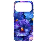 Pensées de pensées Bleues et Violettes pour Le Jardinage Coque pour iPhone 17 Pro Max