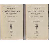 Pensées diverses sur la comète, en 2 tomes