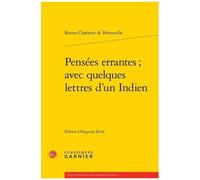 Pensées Errantes - Avec Quelques Lettres D'un Indien