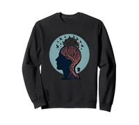 Pensées indépendantes, Nation indépendante Sweatshirt, Unisexe pour Adultes, Noir, M