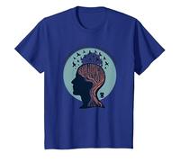 Pensées indépendantes, Nation indépendante T-Shirt, Enfant, Bleu Royal, 8 Ans