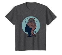 Pensées indépendantes, Nation indépendante T-Shirt, Enfant, Chiné Foncé, 2 Ans