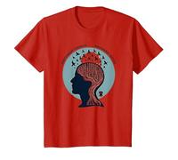 Pensées indépendantes, Nation indépendante T-Shirt, Enfant, Rouge, 4 Ans