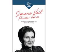 Pensées libres - Simone Veil - Librio - Poche - Biographie